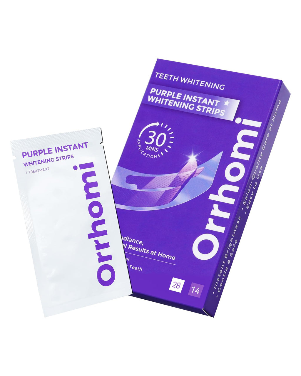 Teeth Whitening Strips 14 Treatments, Enamel Safe for Sensitive Tooth
