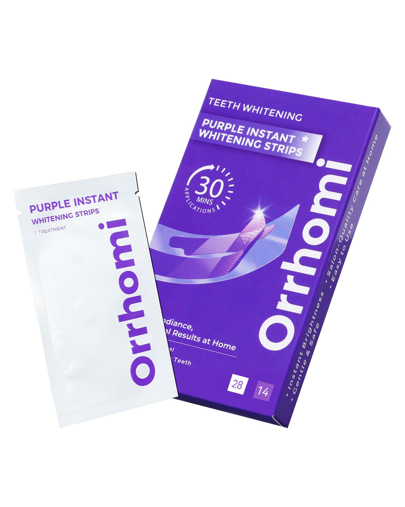 Teeth Whitening Strips 14 Treatments, Enamel Safe for Sensitive Tooth