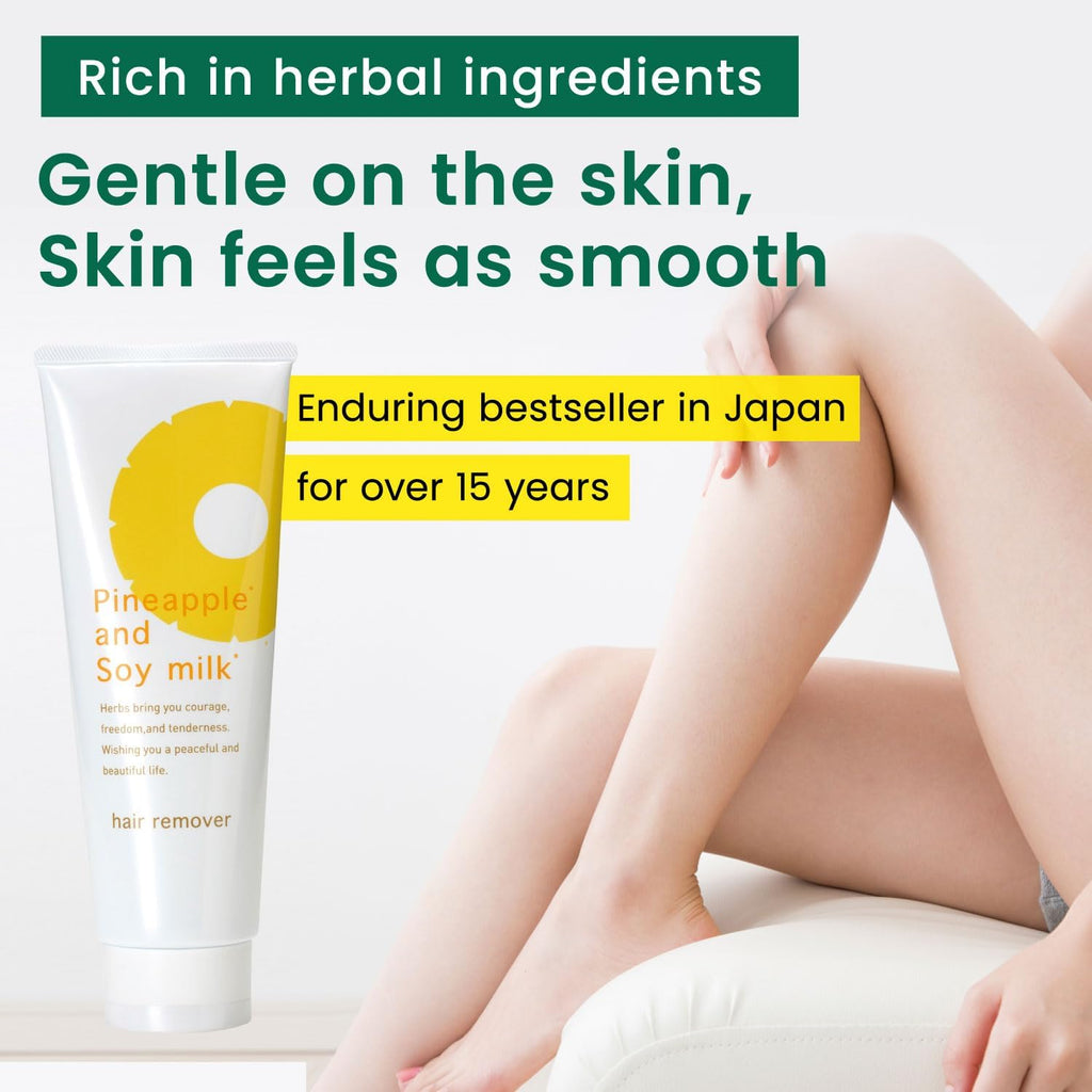 Hair Removal Cream with Pineapple and Soymilk, 8.1 OZ