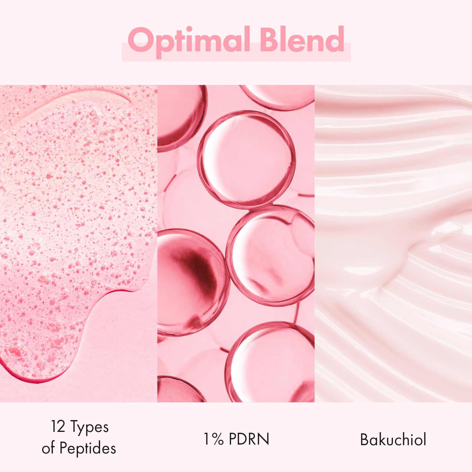 TOSOWOONG Pink Peptide 12 PDRN Serum With Salmon DNA PDRN 10,320ppm, 12 Peptides 1.11 fl.oz.